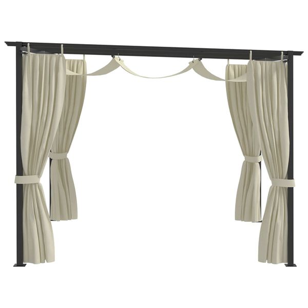 vidaXL Pavilion, crem, 4 x 3 m