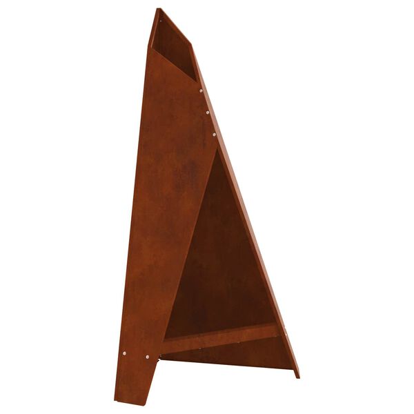 vidaXL Cuptor de foc Maro 58 x 40 x 100 cm