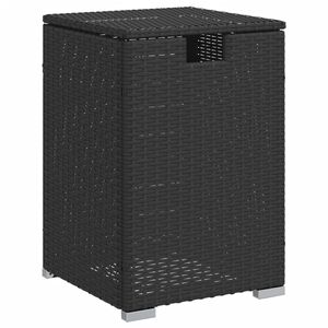 vidaXL Masă mască acoperire rezervor propan negru 40x40x60cm poliratan