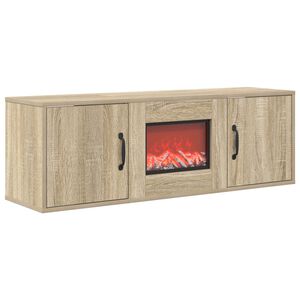 vidaXL Șemineu electric Sonoma 110 x 30 x 36,5 cm Lemn prelucrat