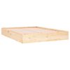 vidaXL Cadru de pat, 140x190 cm, lemn masiv de pin