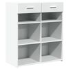 vidaXL Dulap, alb, 80x42,5x93 cm, lemn prelucrat