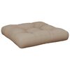 vidaXL Pernă de paleți, gri taupe, 50x50x12 cm, material textil