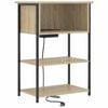 vidaXL Dulap de noapte Stejar Sonoma 55 x 31 x 76 cm Lemn prelucrat