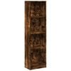 vidaXL Bibliotecă, stejar fumuriu, 40x24x176 cm, lemn prelucrat