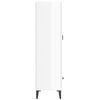 vidaXL Dulap înalt, alb extralucios, 70x31x115 cm, lemn prelucrat