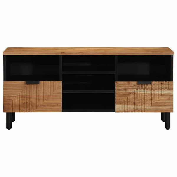 vidaXL Unități TV cu sertar Lemn Solid de Acacia 100 x 33,5 x 46 cm