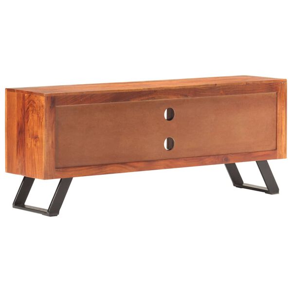 vidaXL Comodă TV, 122 x 30 x 49 cm, lemn masiv de acacia