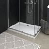 vidaXL Tăvi de duș 70 x 100 x 4 cm ABS