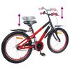 vidaXL Bicicletă pentru Copii 18 Inci pentru 5-7 ani Albastru Negru