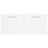vidaXL Dulap de perete, alb, 80x36,5x35 cm, lemn compozit