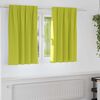 vidaXL Perdele Opaque cu Inel 2 pcs Verde 140 x 140 cm Poliester