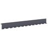 vidaXL Margine pentru gazon 20 buc. 102 x 10 x 4 cm Oțel Antracit