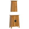 vidaXL Set mobilier de baie, 2 piese, lemn masiv de pin