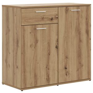 vidaXL Dulap, stejar artizanal, 80x36x75 cm, lemn prelucrat