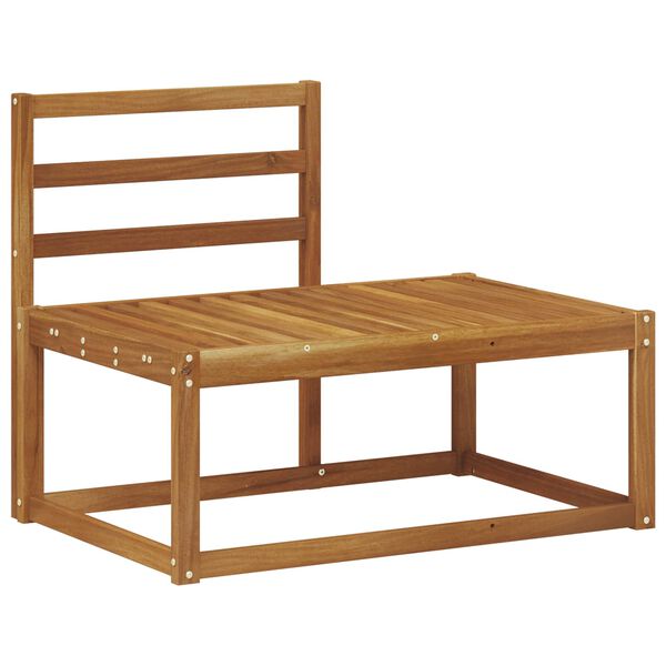 vidaXL Canapea de exterior natural 91 x 63 x 73 cm