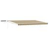 vidaXL Cort electric retractabil Verde, Galben, Alb 5 x 3 m