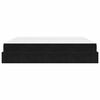 vidaXL Cadru de pat cu saltea cu saltea 2 pcs Negru Catifea