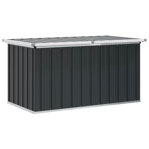 vidaXL Ladă de depozitare pentru grădină, antracit, 129 x 67 x 65 cm
