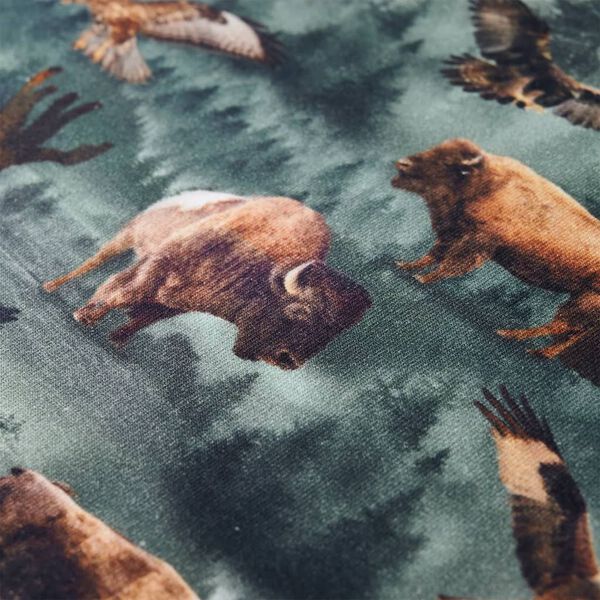 Bluzon pentru copii, verde &icirc;nchis, 104