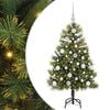 vidaXL Pom de Crăciun Artificial cu Ramuri Articulare și Conuri 120 cm