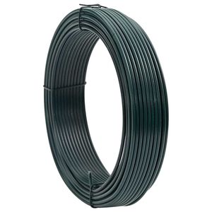 vidaXL S&acirc;rmă de legare pentru gard Verde 25 m PVC