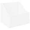 vidaXL Cutie pentru LP-uri Alb 37 x 33 x 32 cm Lemn prelucrat