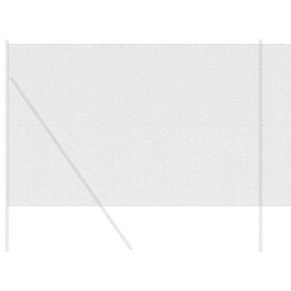 vidaXL Gard hexagonal Gri 1.5 x 50 m Oțel