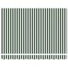 vidaXL Cortina Retractabilă Manual Verde și alb 350 x 250 cm