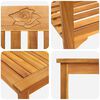 vidaXL Set de lounge cu trandafir de grădină 4 pcs natural