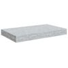 vidaXL Rafturi de perete suspendate 2 buc. gri beton 40x23x3,8 cm MDF