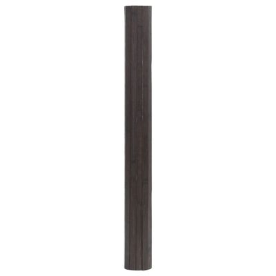 vidaXL Covor dreptunghiular, maro închis, 70x500 cm, bambus