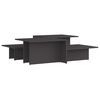 vidaXL Mese de cafea, 2 buc., gri, 111,5x50x33 cm, lemn compozit