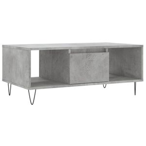 vidaXL Măsuță de cafea, gri beton, 90x50x36,5 cm, lemn compozit