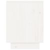 vidaXL Noptiere, alb, 2 buc., 40x30x40 cm, lemn masiv de pin