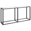 vidaXL Masă consolă, transparent, 160x35x75,5 cm, sticlă securizată
