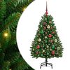 vidaXL Brad de Crăciun artificial cu ramuri articulare Verde 120 cm