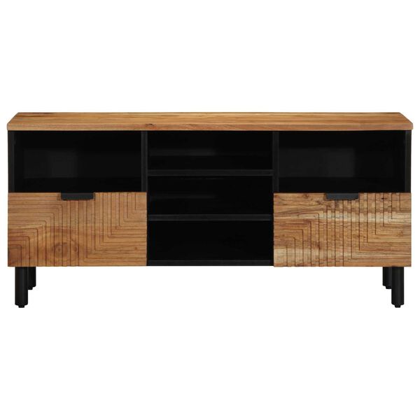 vidaXL Unități TV cu sertar Lemn Solid de Acacia 100 x 33,5 x 46 cm