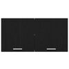 vidaXL Dulap suspendat Stejar Negru 80 x 31 x 40 cm Lemn compozit