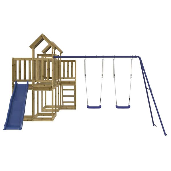 vidaXL Set de joacă pentru exterior, lemn de pin impregnat