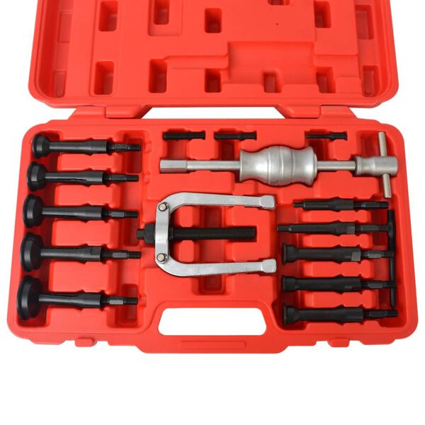 210372 vidaXL Set extractor rulmenți 16 buc.