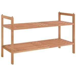 vidaXL Suport de pantofi, 69x27x41 cm, lemn masiv de nuc