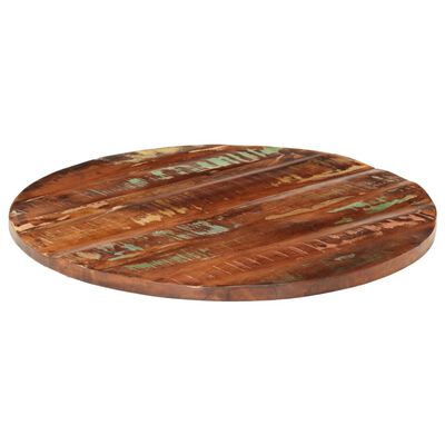 vidaXL Blat de masă rotund, Ø 70x1,5 cm, lemn masiv reciclat