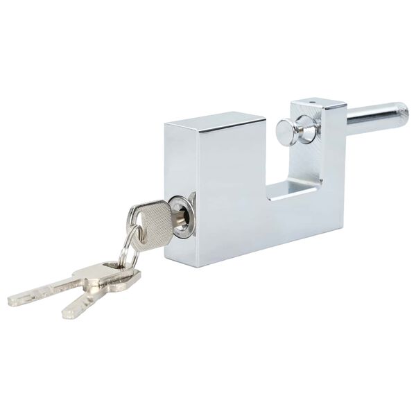 vidaXL Lacăt 6 pcs Argintiu 7,8 x 2 x 5 cm Fier