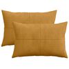 vidaXL Husă pentru pernă 2 pcs ALMELO Galben 50 x 70 cm cord