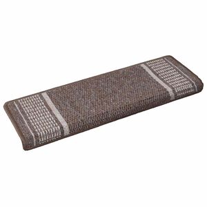 vidaXL Mochete autocolante pentru scară 15 buc. 65 x 21 x 4 cm