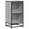 vidaXL Bibliotecă, gri sonoma, 40x35x76 cm, lemn prelucrat