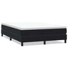 vidaXL Pat cu arcuri fără saltea negru 160x220 cm catifea