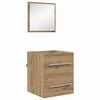 vidaXL Set de mobilier pentru baie Maro 41 x 38,5 x 48 cm