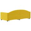 vidaXL Pat de zi cu extensie și sertare, galben, 80x200 cm, catifea